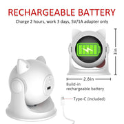 Automatic rechargeable laser cat toy, view 7 - MRSLM