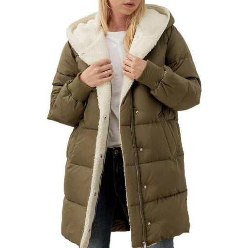 Hooded velvet cardigan jacket, view 6 - MRSLM