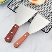 stainless steel wide kitchen spatula, view 6 - MRSLM