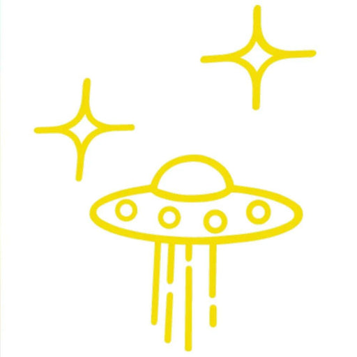 alien vinyl car decal, view 4 - MRSLM