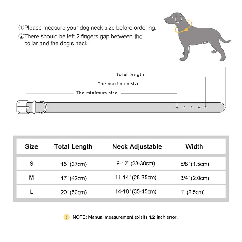 soft padded pu leather dog collar, view 10 - MRSLM