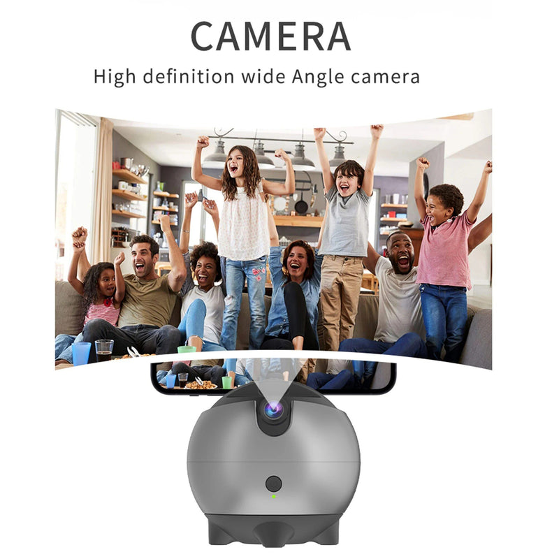 360 degree smart auto-tracking camera tripod, view 4 - MRSLM