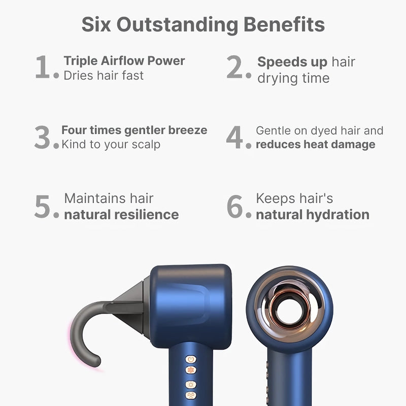 leafless hair dryer with negative ion, view 12 - MRSLM