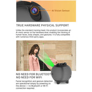 360 degree smart auto-tracking camera tripod, view 3 - MRSLM