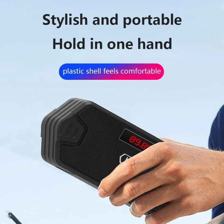 Portable Super Bass Bluetooth Speakers with FM Radio and Aux