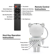 astronaut galaxy projector night light, view 9 - MRSLM