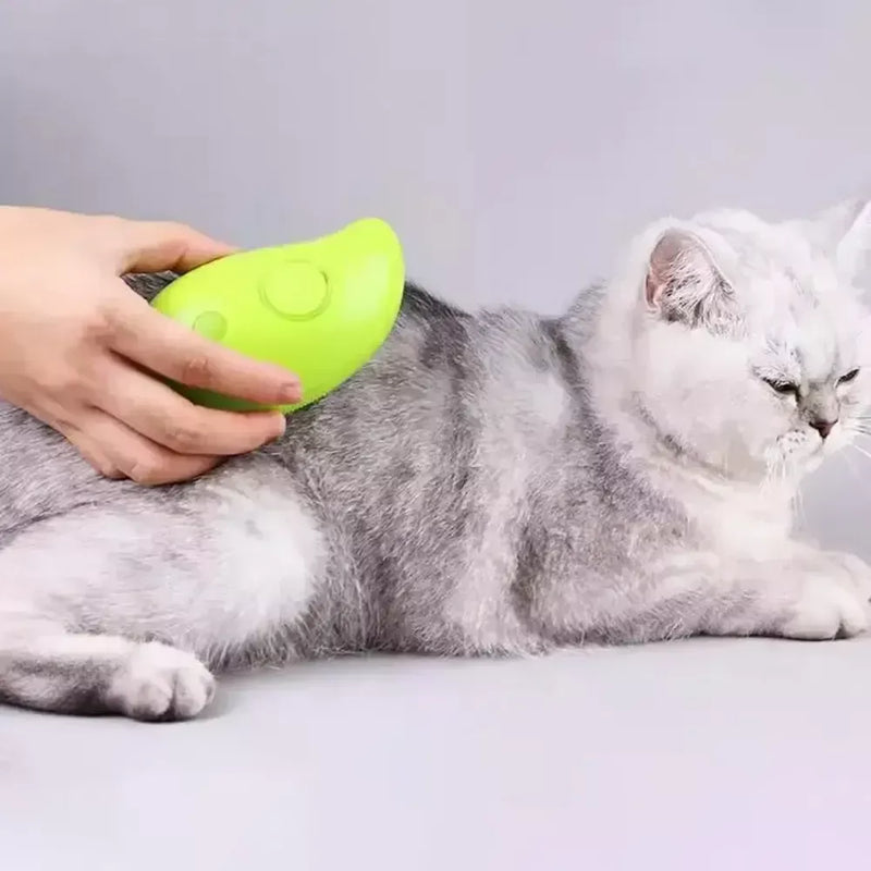 3-in-1 steamy cat grooming brush - MRSLM