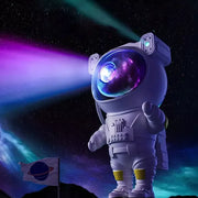 astronaut galaxy projector night light, view 4 - MRSLM