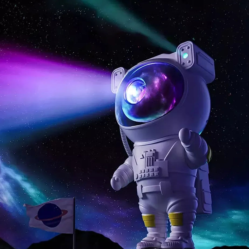 astronaut galaxy projector night light, view 4 - MRSLM