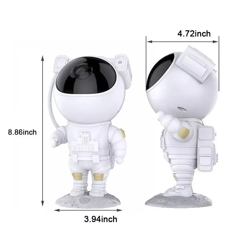 astronaut galaxy projector night light, view 2 - MRSLM