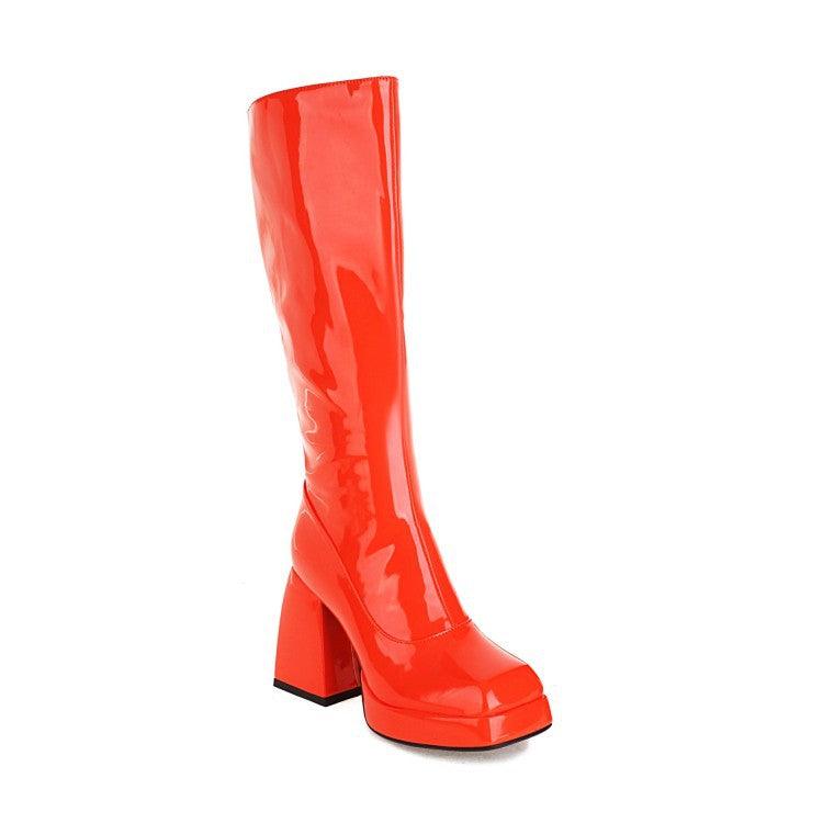 women's tall platform boots, view 2 - MRSLM