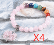 Crystal beaded bracelet, view 6 - MRSLM
