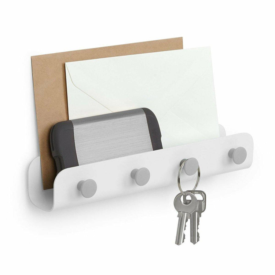Key Holder Rack Post Organizer Letter Box Mail Door Hanger Wall Mount Hooks Home - MRSLM