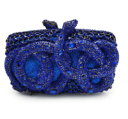 rhinestone evening clutch, view 19 - MRSLM