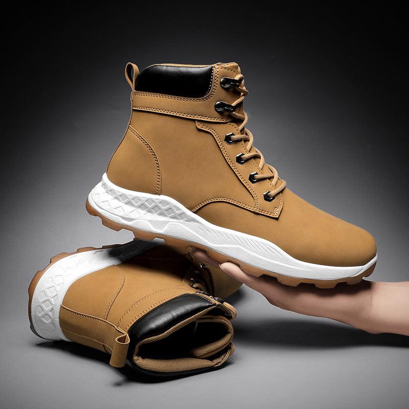 Men's retro casual ankle boots, view 3 - MRSLM