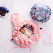 Drawstring makeup organizer pouch, view 5 - MRSLM