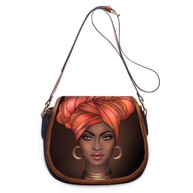printed PU shell messenger bag, view 21 - MRSLM