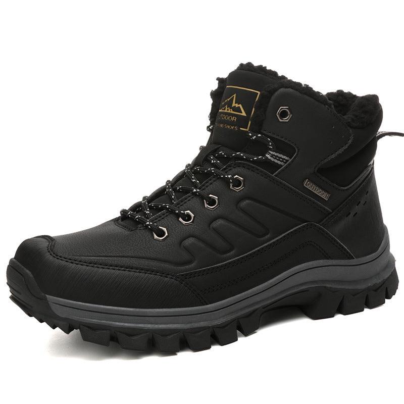 Men's plush snow boots, view 3 - MRSLM