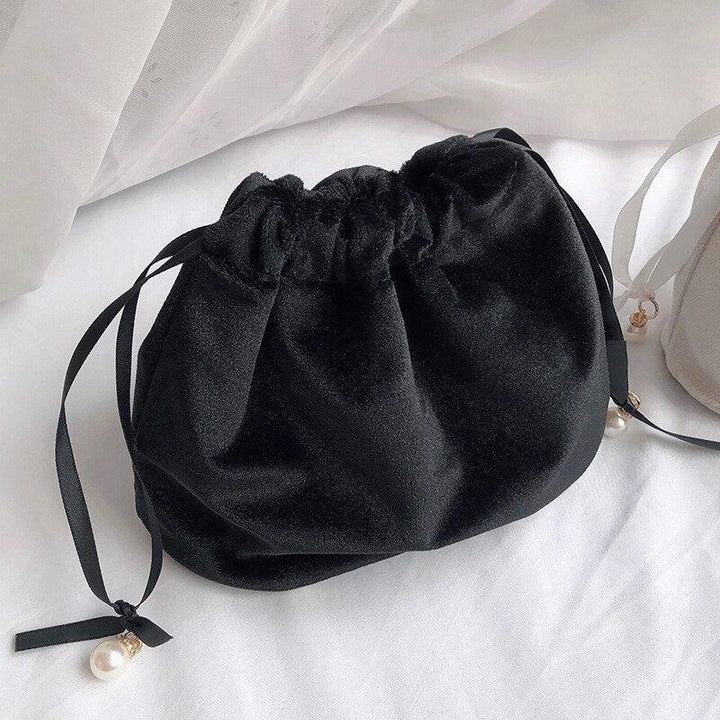 Luxury Pearl Women's Handbag Hollow Out Wedding Clutch Purse Bag Female Rhinestone Metal Cage Basket Shoulder Bag ZD1846 - MRSLM