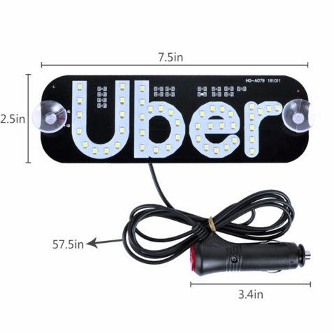 car LED taxi sign light, view 3 - MRSLM