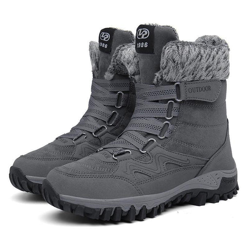 high-top warm velvet cotton shoes, view 3 - MRSLM