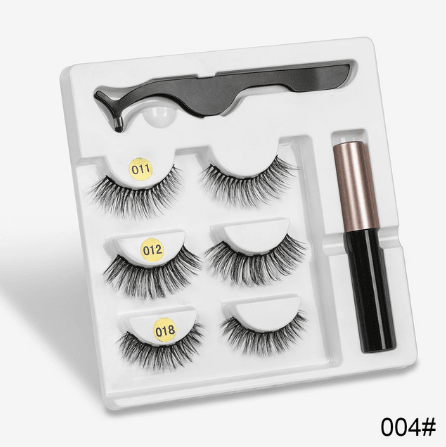 A Pair Of False Eyelashes With Magnets In Fashion - MRSLM