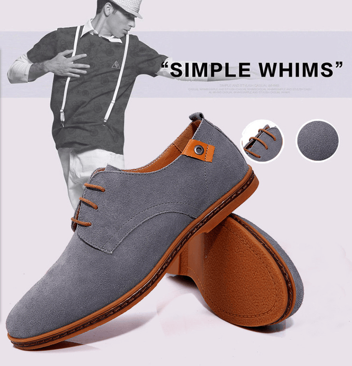 Men's shoes, men's shoes, casual leather shoes. - MRSLM