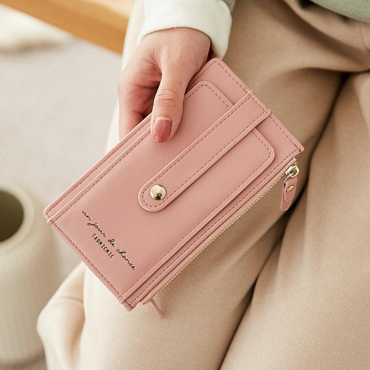 Anti-Demagnetization Double Zipper Ultra-Thin Wallet - MRSLM