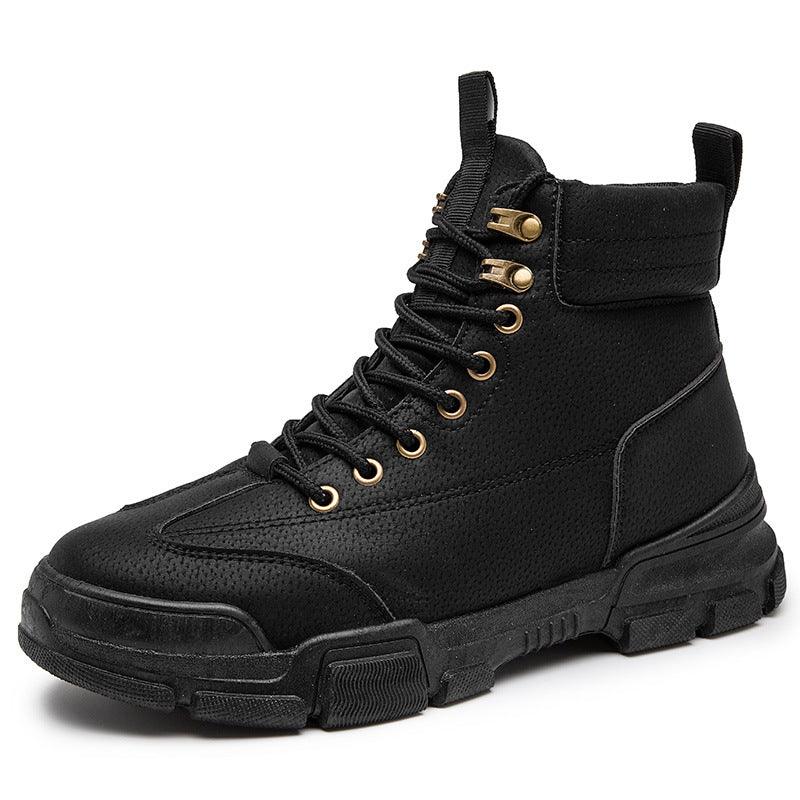 men's high-top retro suede desert boots, view 4 - MRSLM