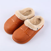 Removable cotton plush shoe cover slippers, view 4 - MRSLM