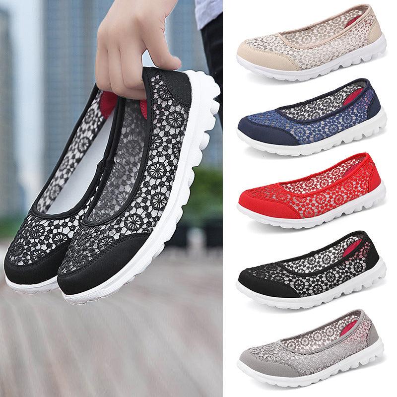 Women's cloth slip-on shoes - MRSLM