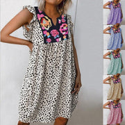 leopard print shirt dress - MRSLM