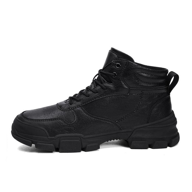 retro mid-size martin boots for men, view 3 - MRSLM