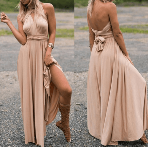 Convertible boho maxi dress, view 12 - MRSLM