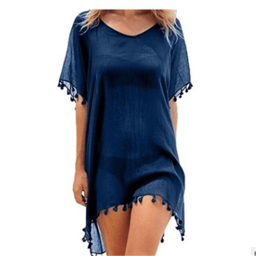 loose chiffon beach tunic, view 8 - MRSLM