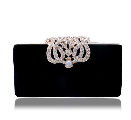 velvet evening clutch - MRSLM