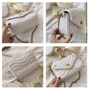 small square chain messenger bag, view 7 - MRSLM