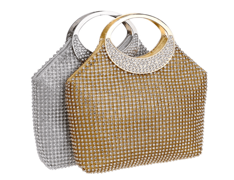fashion rhinestone party bag, view 4 - MRSLM