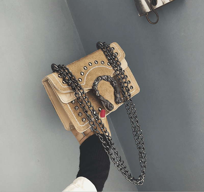 chain crossbody shoulder bag, view 13 - MRSLM