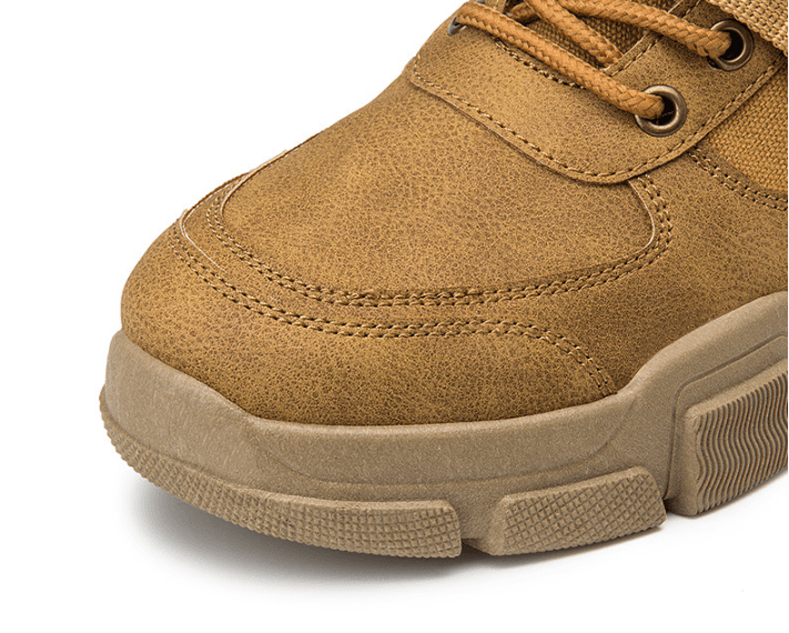 Men's lace-up microfiber winter boots, view 10 - MRSLM