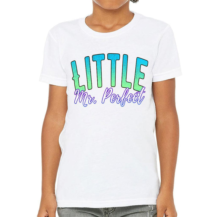 Mr Perfect Kids' T-Shirt - Funny T-Shirt - Cool Design Tee Shirt for Kids - MRSLM