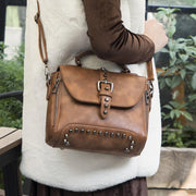studded women's messenger bag - MRSLM