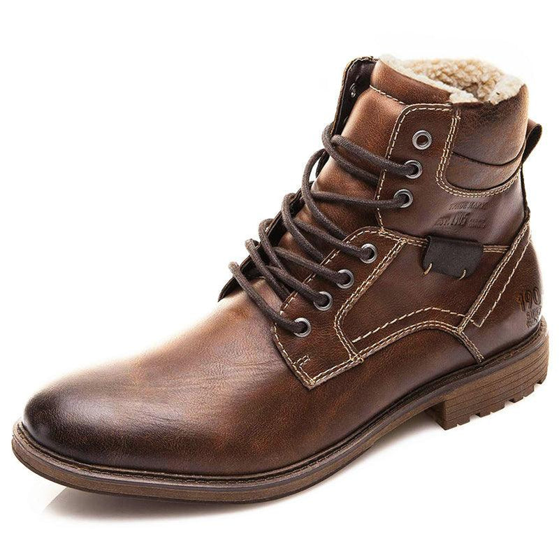lace-up retro snow boots, view 4 - MRSLM