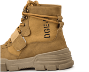 Men's lace-up microfiber winter boots, view 8 - MRSLM