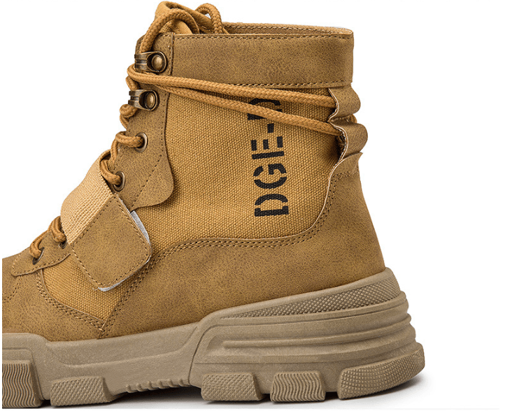 Men's lace-up microfiber winter boots, view 8 - MRSLM
