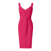 sleeveless slim dress, view 2 - MRSLM