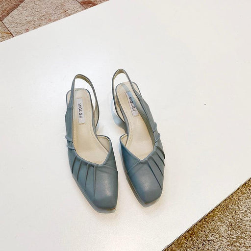 High heel crinkled sandals, view 2 - MRSLM