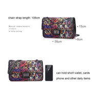 graffiti alphabet rhombus chain bag, view 6 - MRSLM