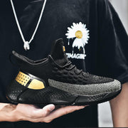 men's breathable flying mesh sneakers, view 2 - MRSLM