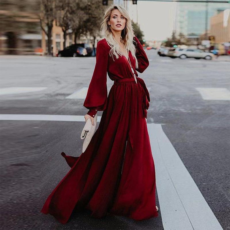 Long dress with sleeves - MRSLM